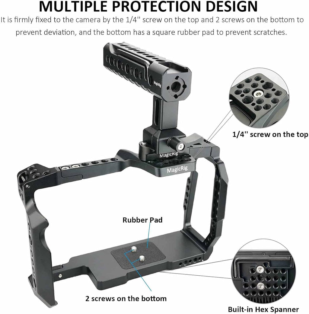 Camera Cage Rig with NATO Handle and NATO Rail I37860
