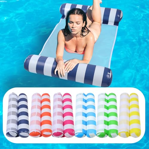 8 Pack 4-in-1 Pool Floats PVC E82983