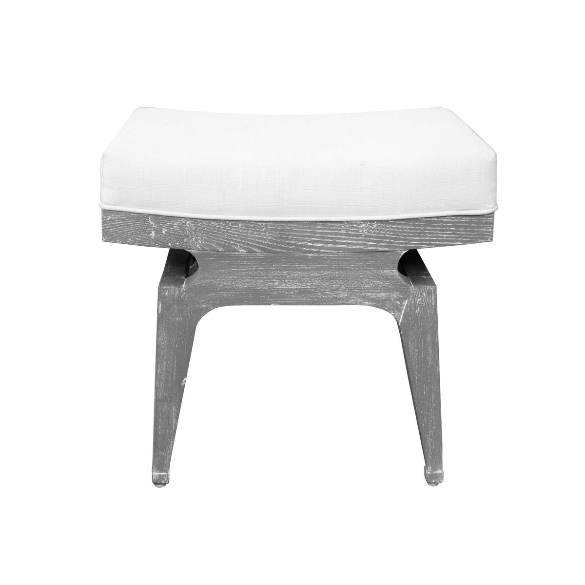 Grey Cerused Oak Stool B168