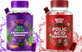 Sea Moss & Elderberry Gummies with Folic Acid, Vegan, Non-GMO, 60 Gummies F7003