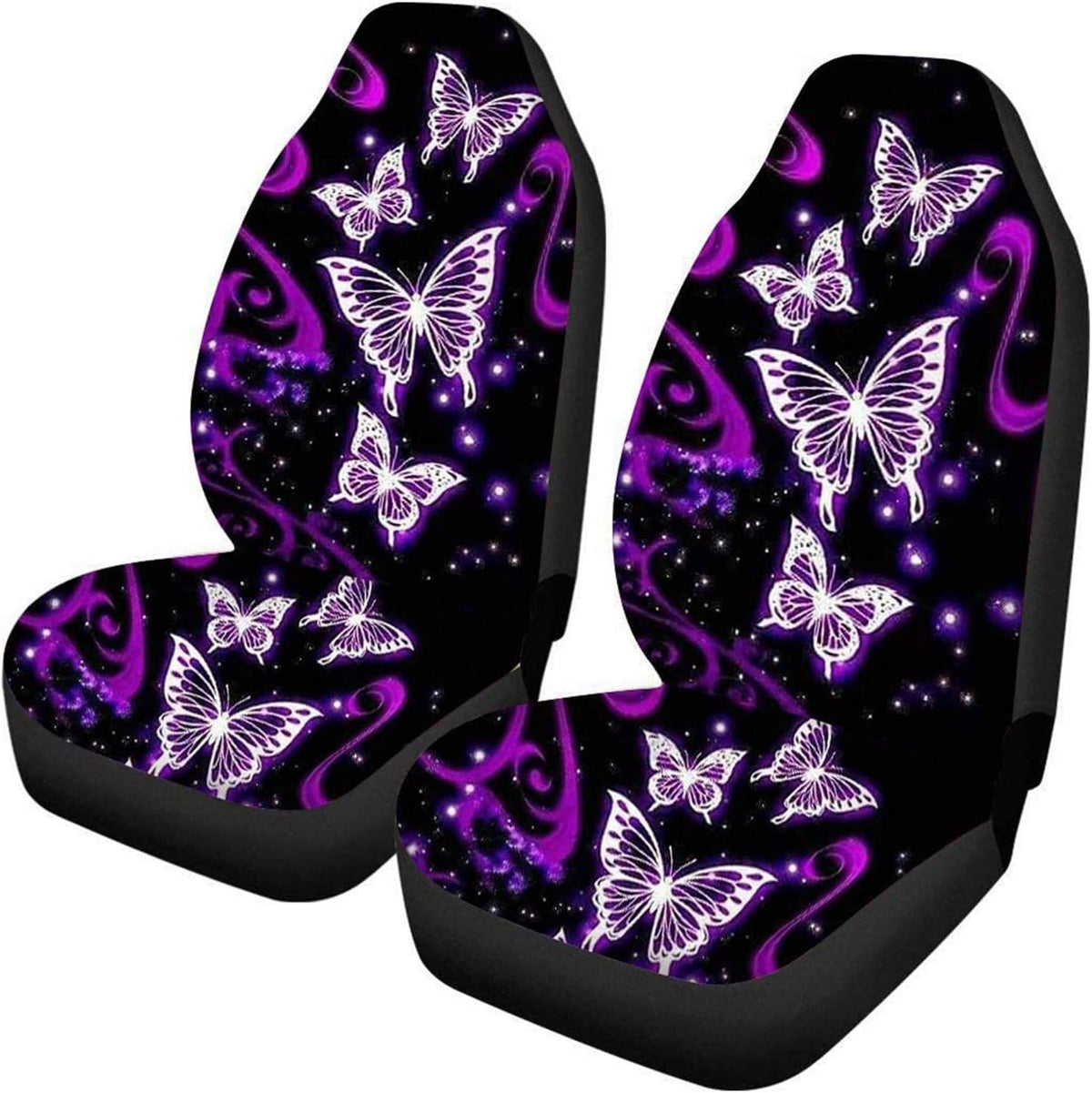 Blue Sea Turtle Print Car Seat Covers Set of 2 V291186