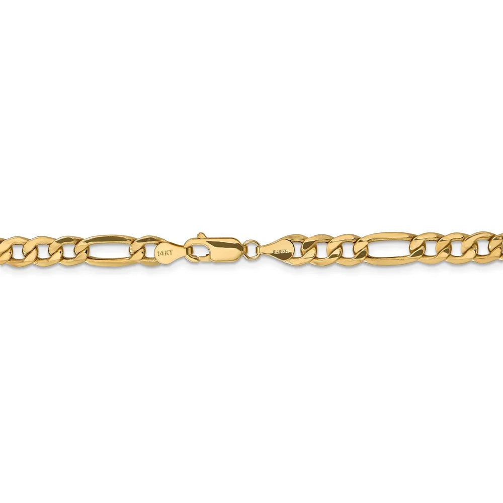 14kt Yellow Gold 20 inch Figaro Chain with Lobster Clasp S671888