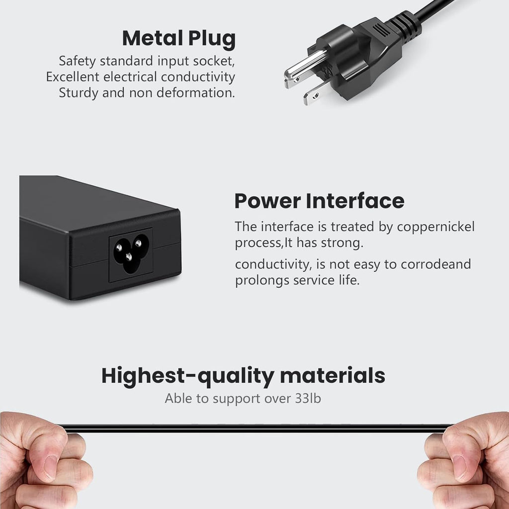 200W Slim Tip AC Adapter Power Charger P618