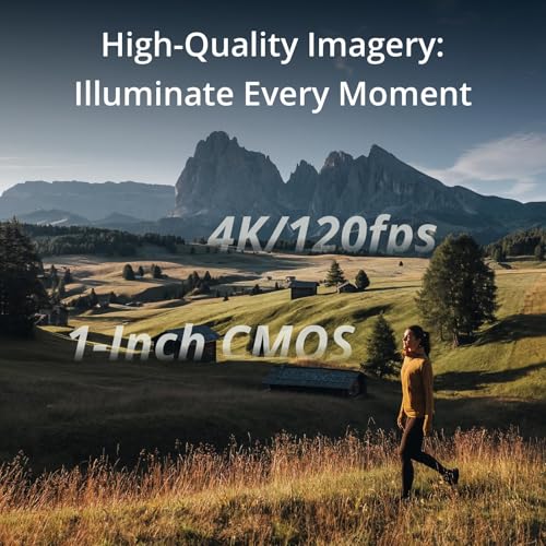 1'' CMOS 4K/120fps Vlog Camera with 3-Axis Stabilization and Mic C6493