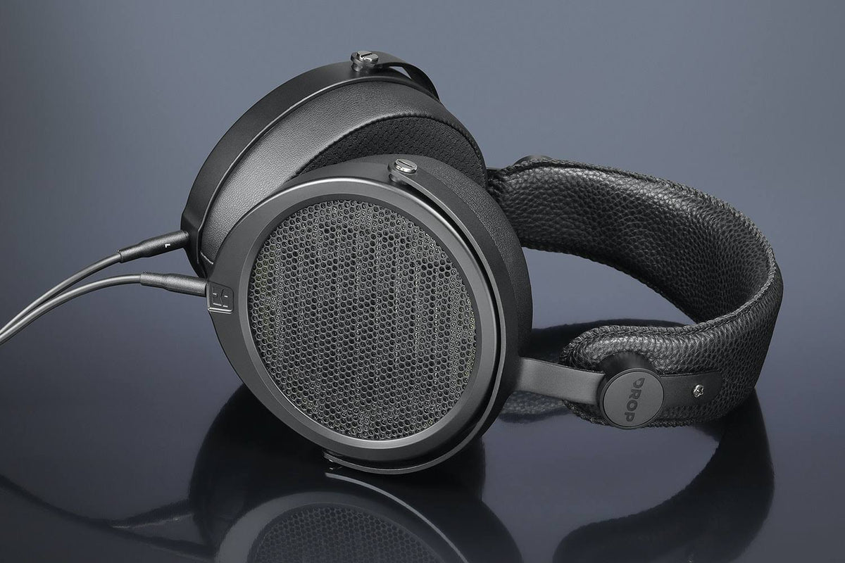 Black Planar Magnetic Over-Ear Open-Back Headphones R488884