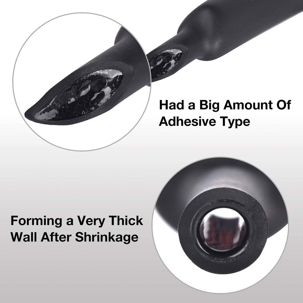 1-1/4 Inch 3:1 Waterproof Heat Shrink Tubing, 4 Ft Black Z3688