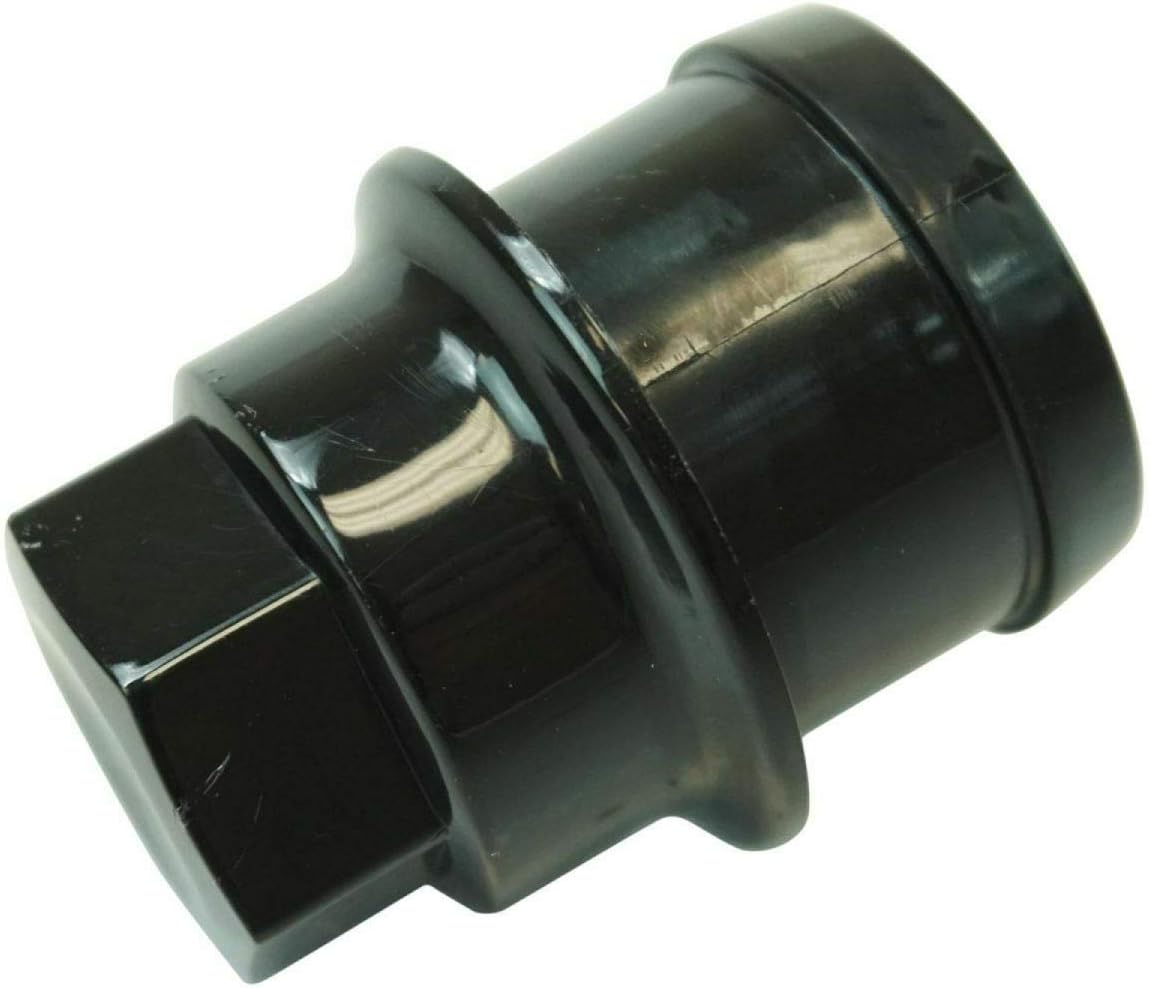Black Plastic Wheel Lug Nut Cap Set of 32 U348447