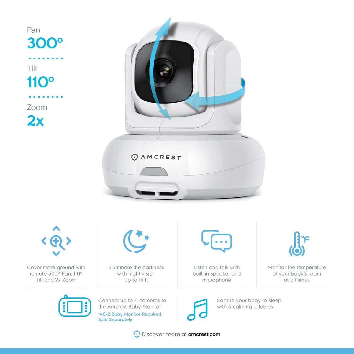 Video Baby Monitor with Camera and Audio N4327
