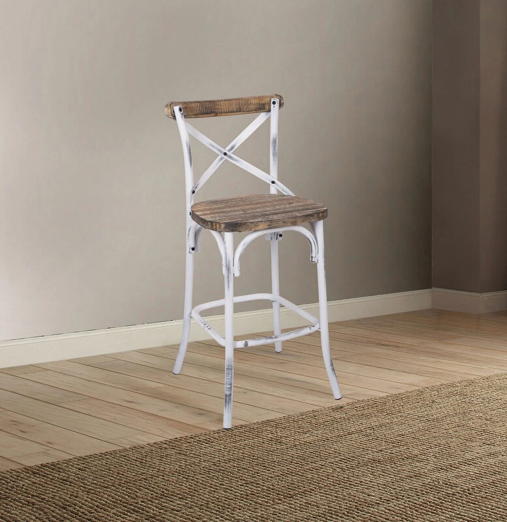 Antique White Bar Chair H1315
