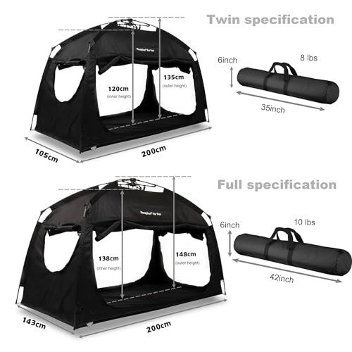 Portable Bed Canopy with 3 Doors Q294