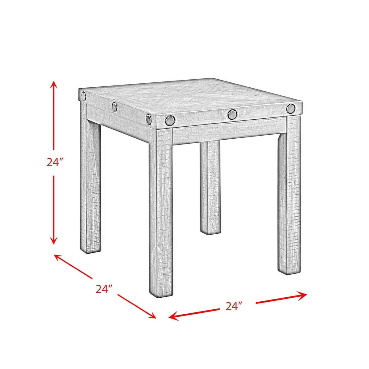 Contemporary End Table with USB M141