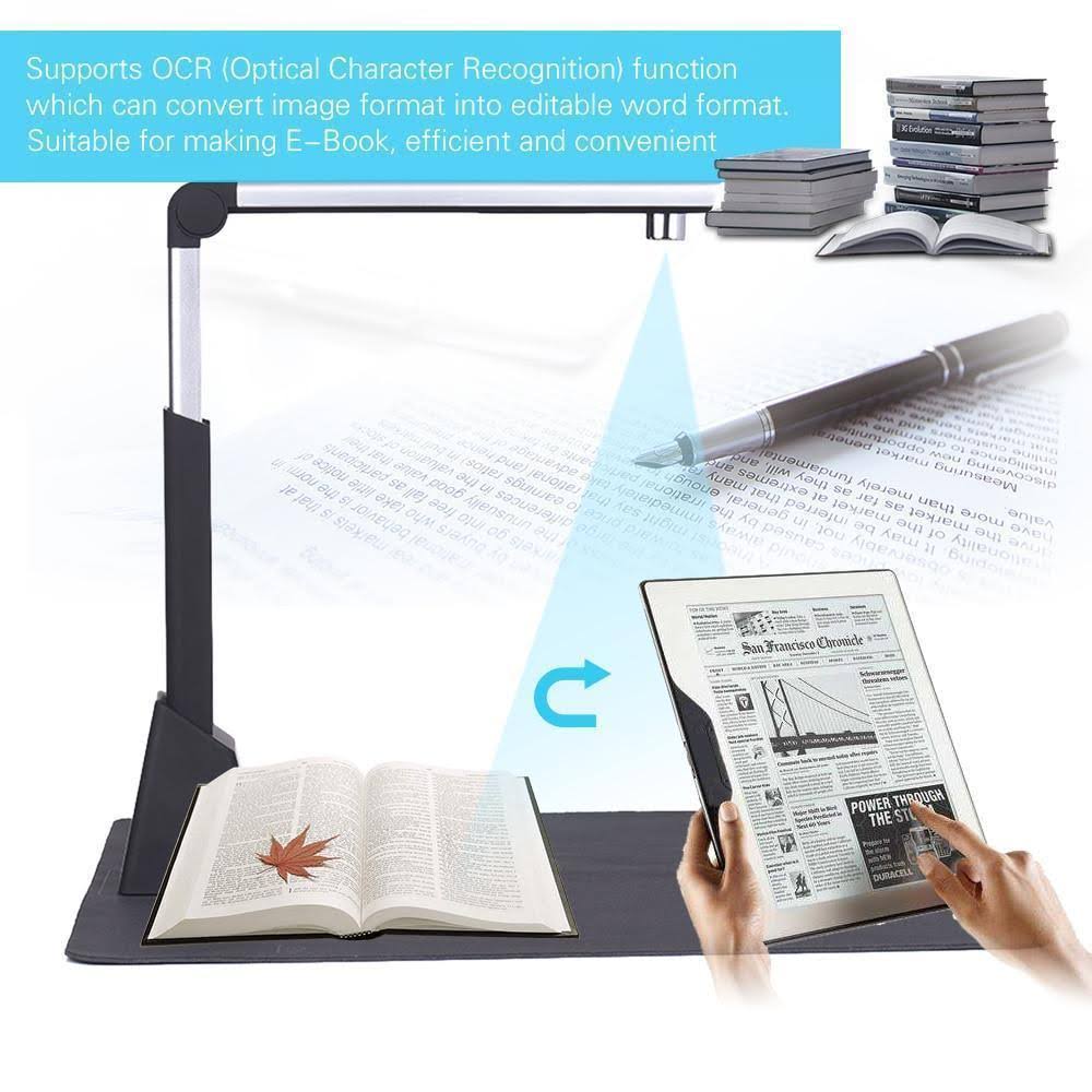 Portable Adjustable A3 Document Camera Scanner with OCR LED Light X33341