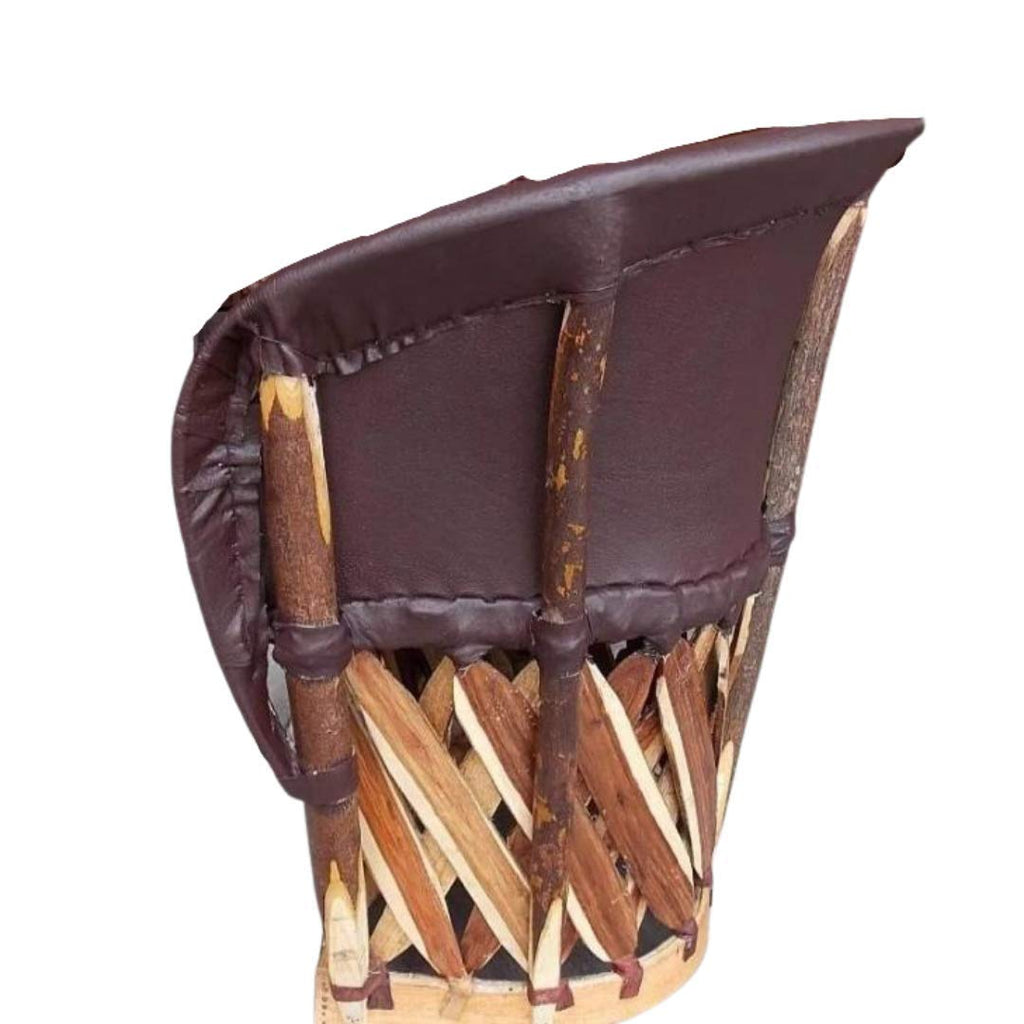 Chocolate Color Mexican Traditional Style Chair X100