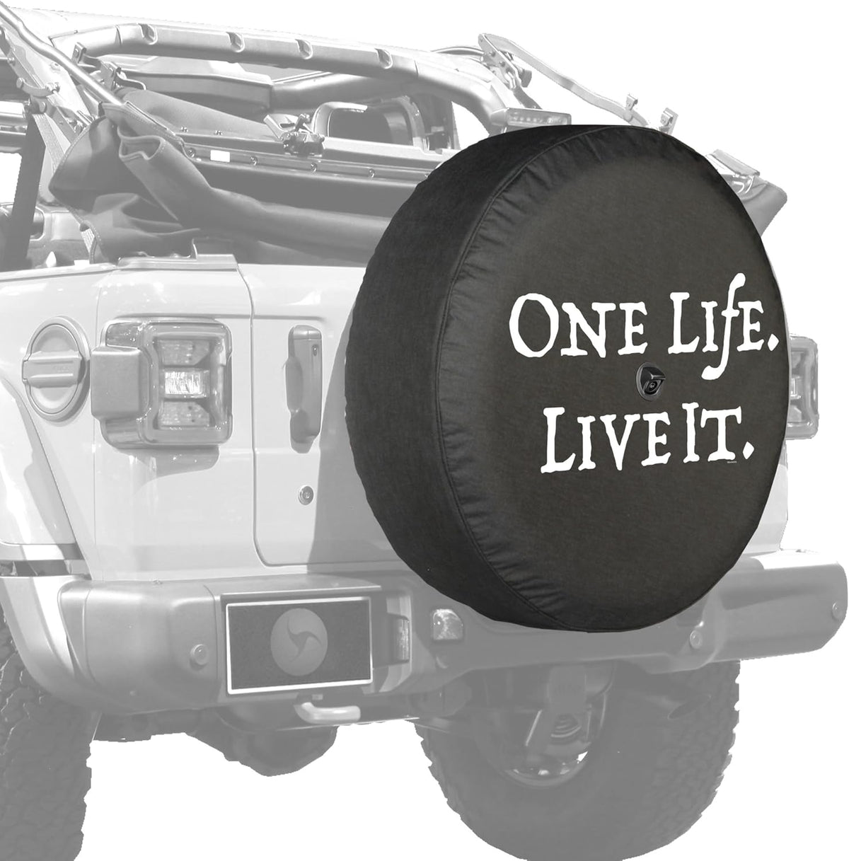 Soft Tire Cover for Jeep Wrangler JL with Back-up Camera Pack of 2 O523672