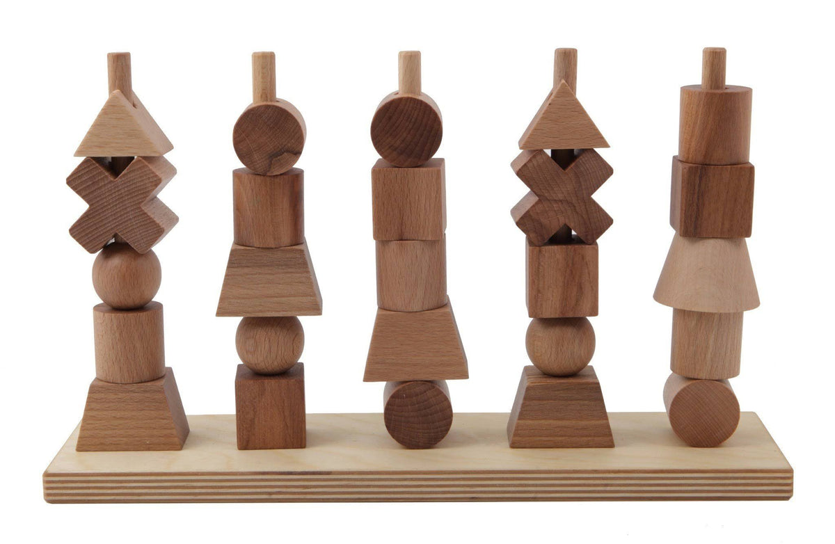 Natural Wooden Stacking Toy O1980