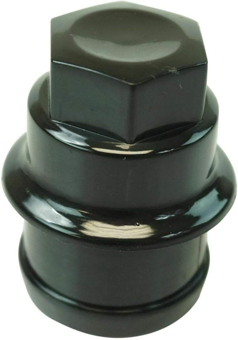 Black Plastic Wheel Lug Nut Cap Set of 32 U348447