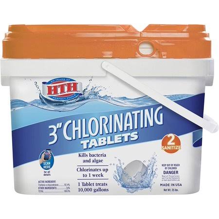 25 lbs Chlorinating Tablets Swimming Pool Chlorine R48013