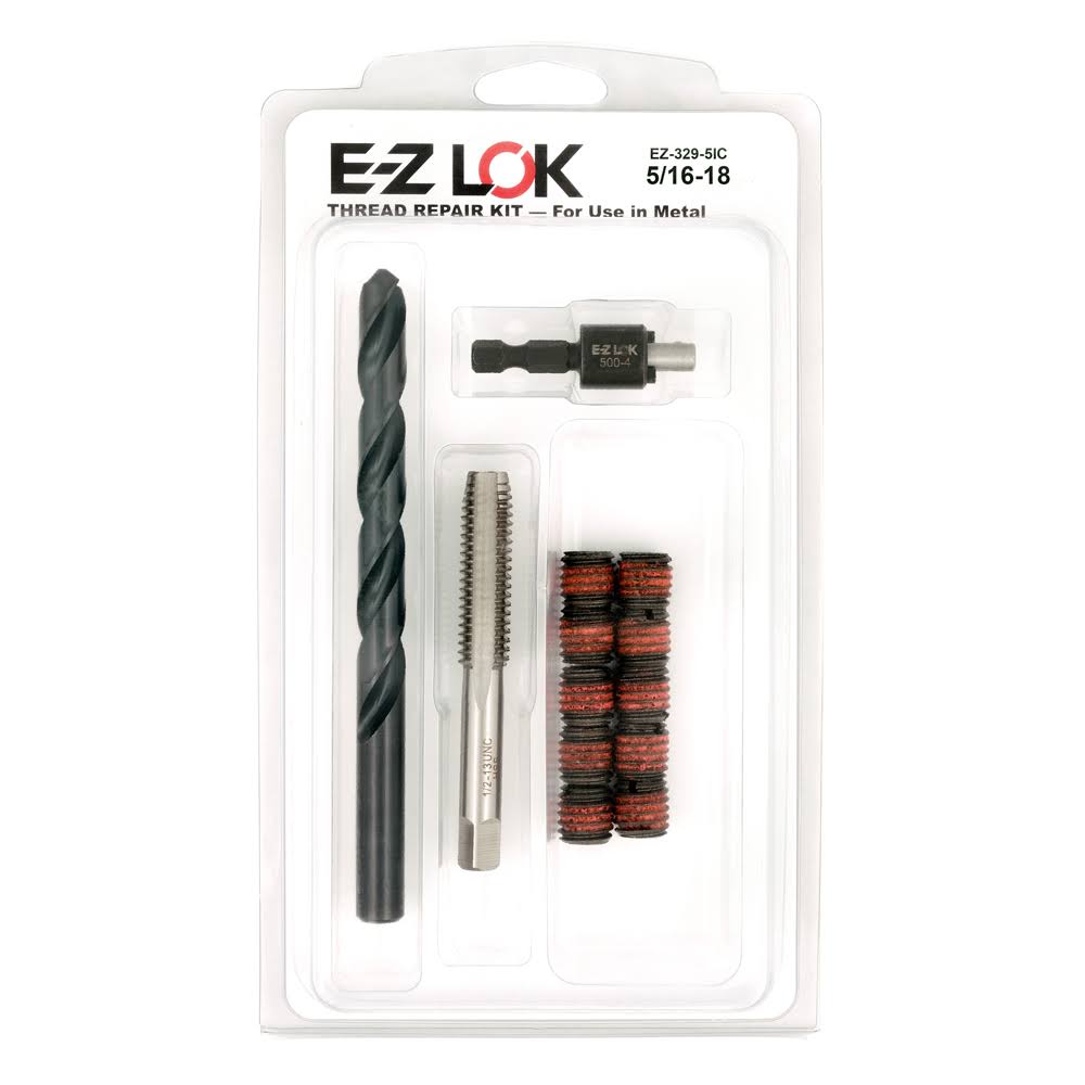 Thread Repair Kit for Metal, 5/16-18 x 1/2-13 C463