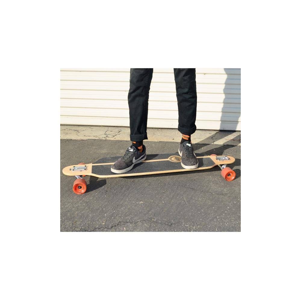 Checker Purple Drop Through Longboard Complete D359868