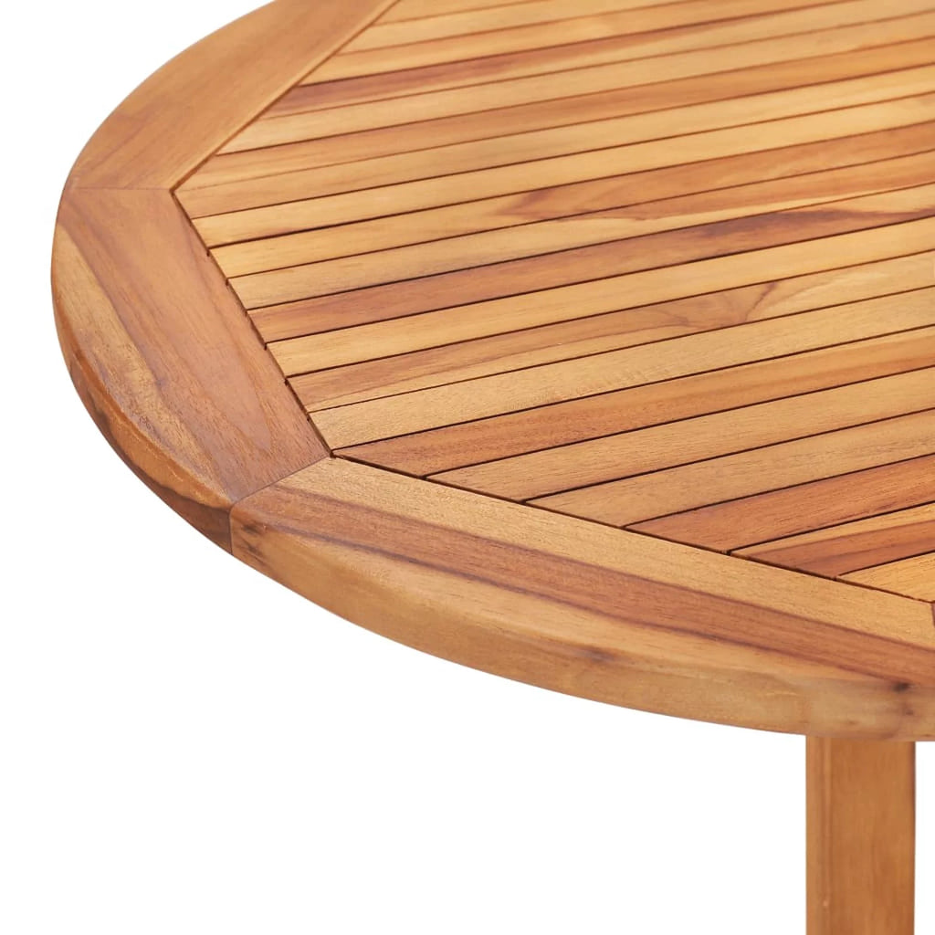 Folding Extendable Teak Wood Oval Outdoor Dining Table I831558
