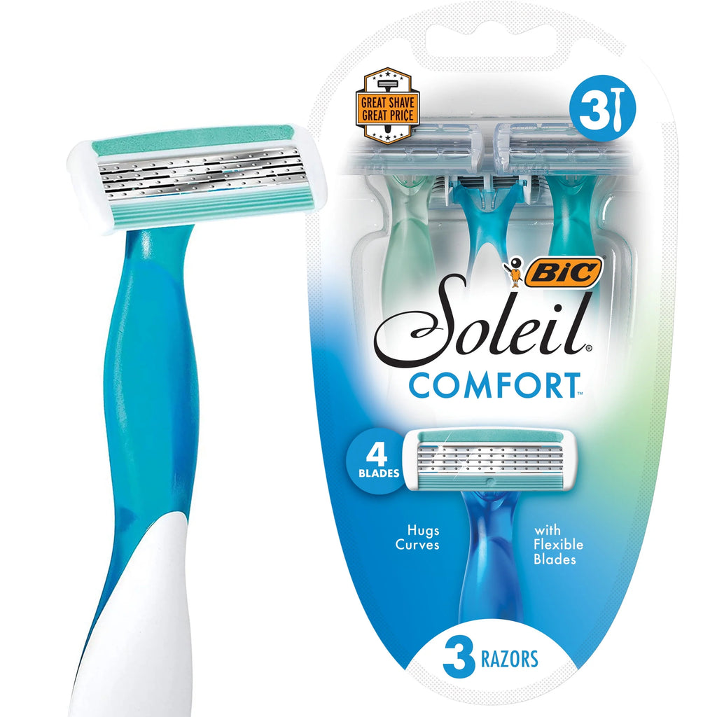3 Count Disposable Razors with 4 Blades H720717