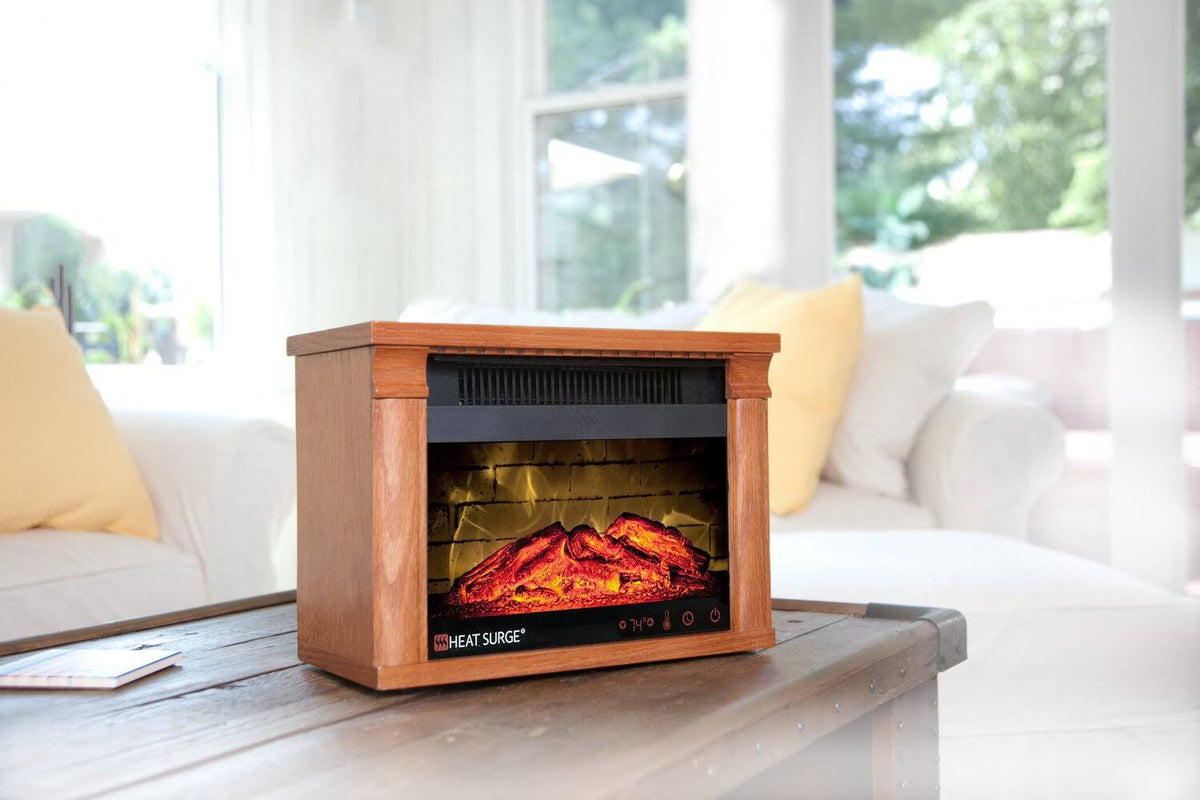 Portable Electric Fireplace Heater with Remote Control M502620