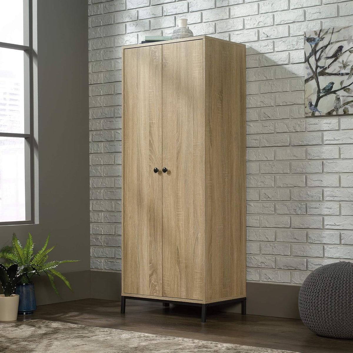 Charter Oak Finish Storage Cabinet A2839