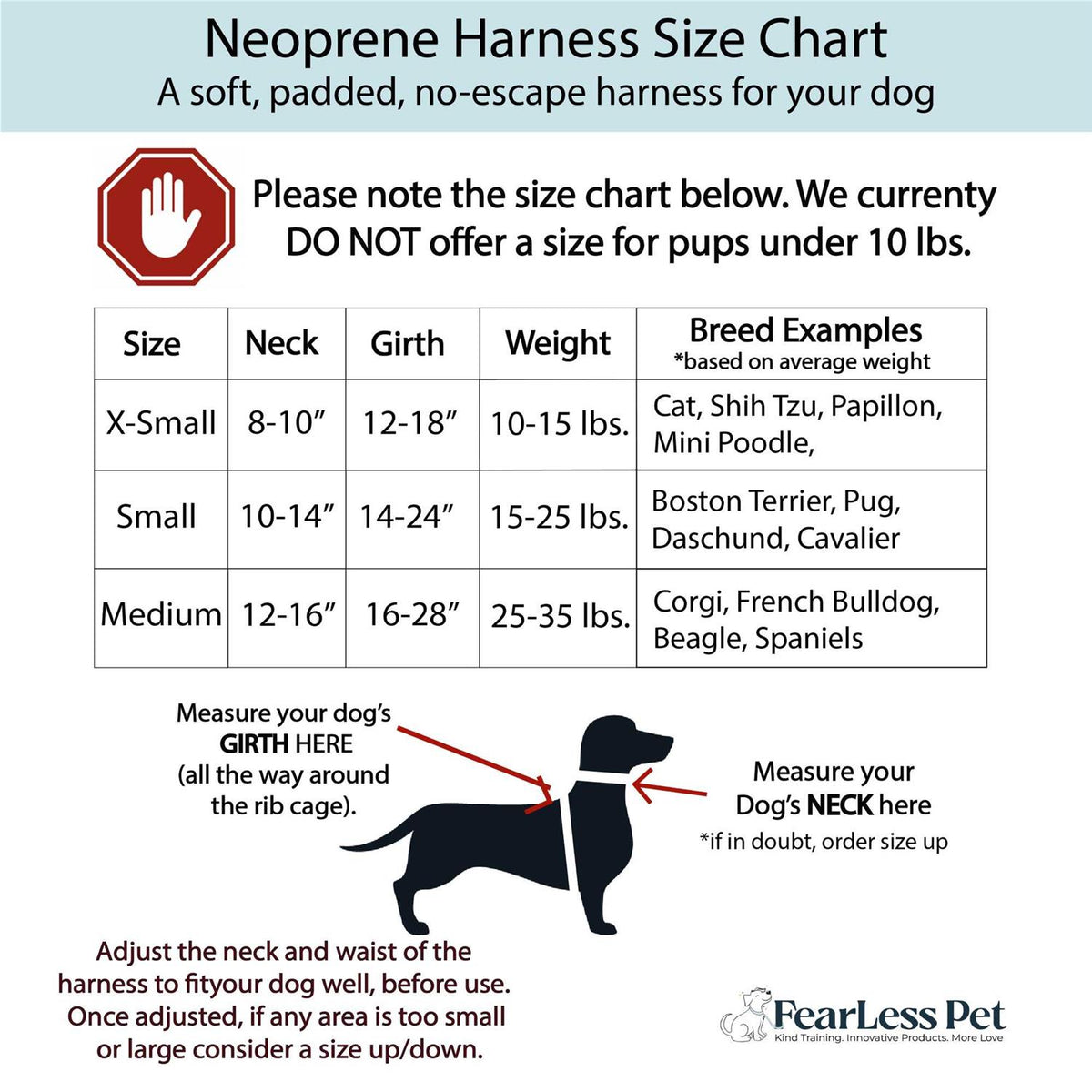 Adjustable No Pull No Escape Neoprene Dog Harness R318622