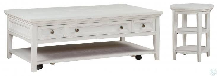 Chalk White Castered Cocktail Table F374739