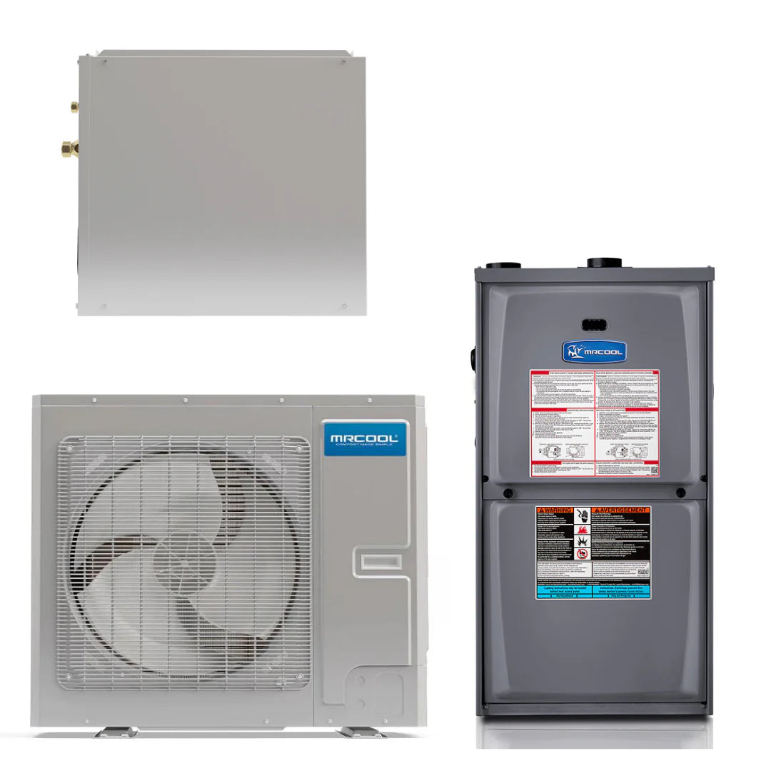 2-3 Ton Central Air Conditioner and 80% AFUE Gas Furnace Split System L436688