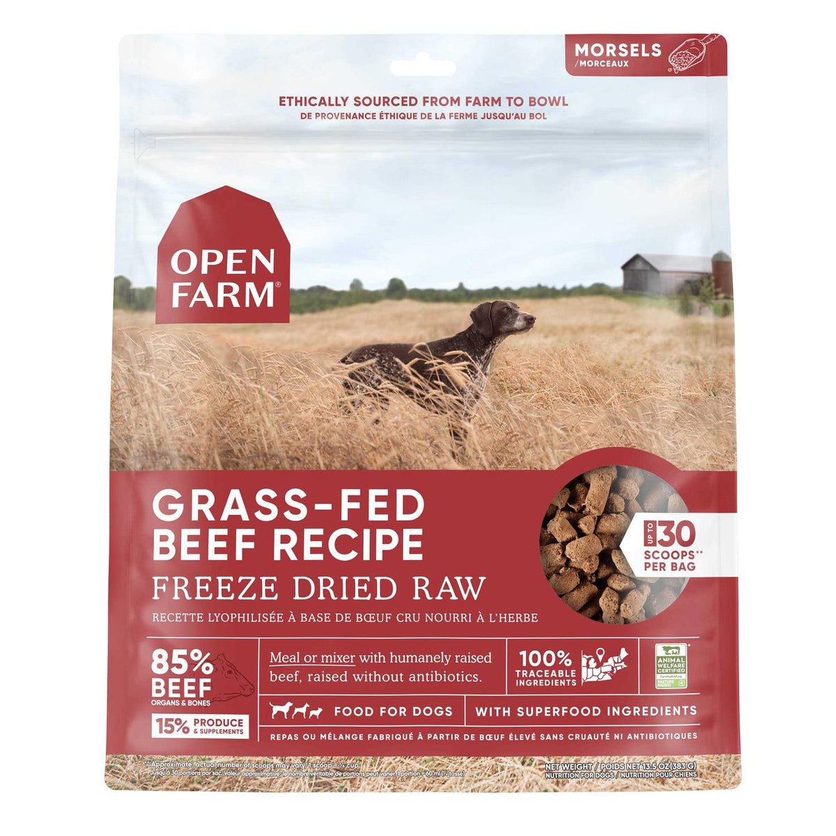 Freeze Dried Raw Dog Food Grass-Fed Beef P762822
