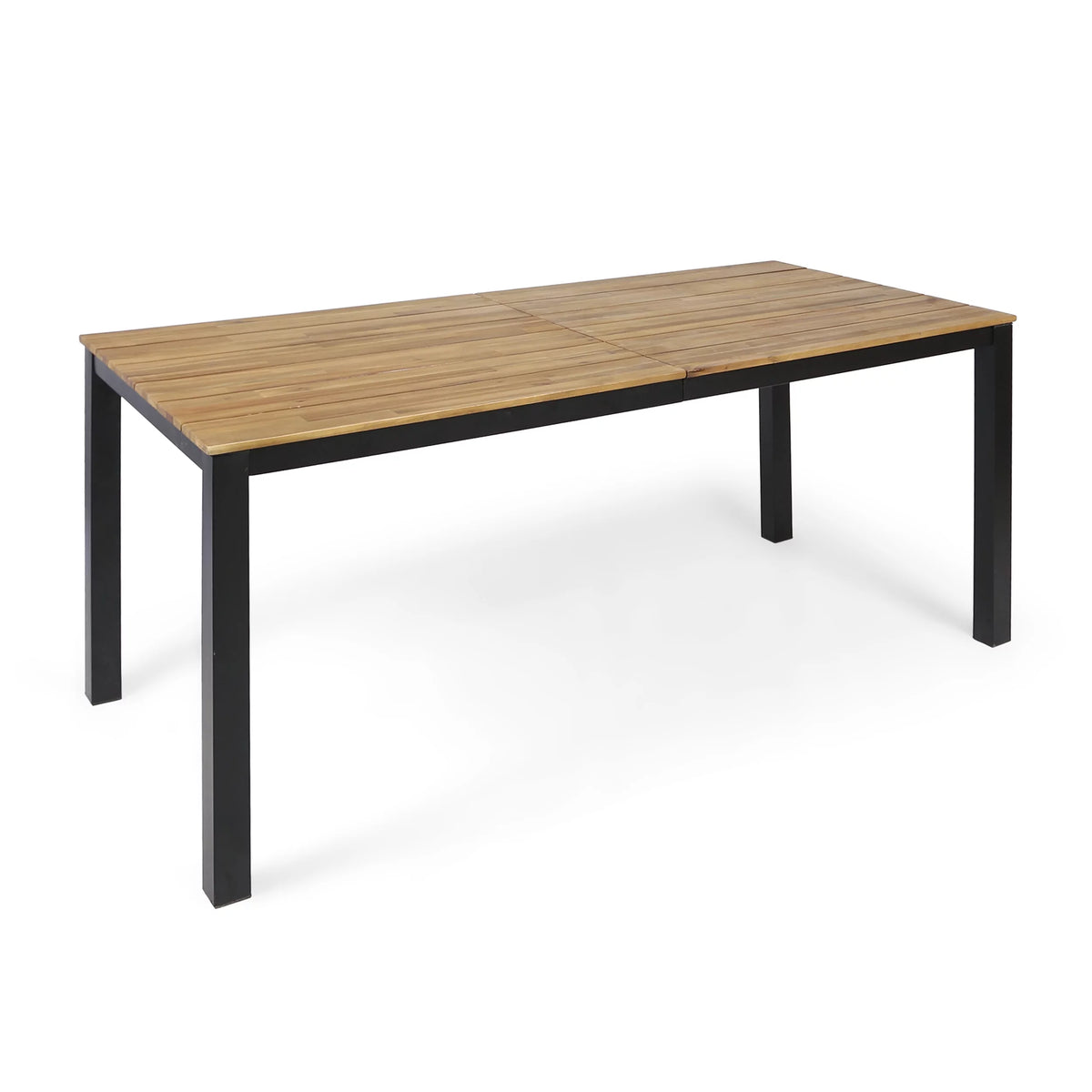 71" Wood Top Patio Dining Table W312253