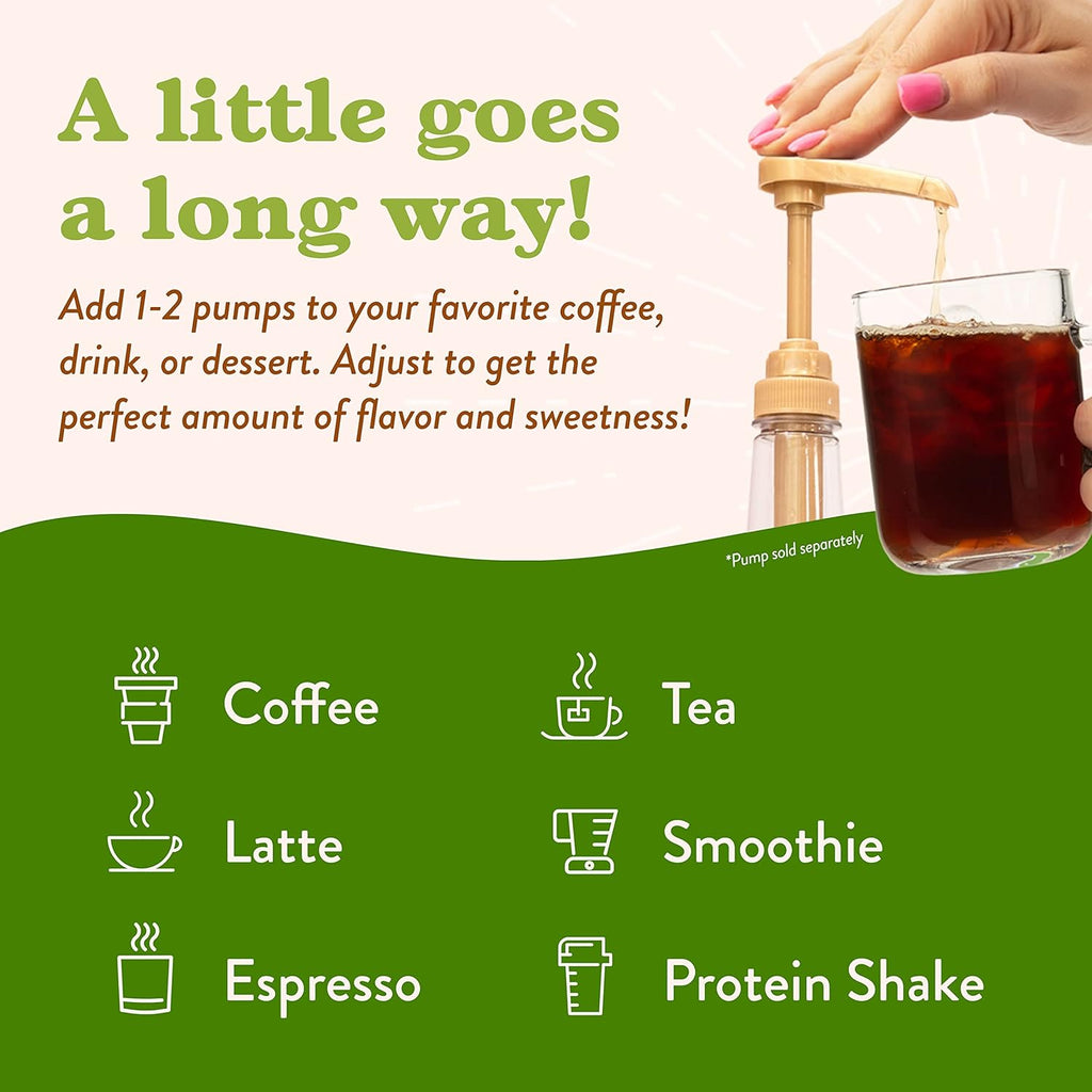Sugar Free Coffee Syrup, Pistachio Flavor, 25.4 Fl Oz Y29327