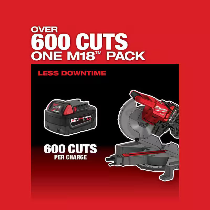 18V Lithium-Ion Brushless Cordless 7-1/4 in. Dual Bevel Sliding Compound Miter Saw S306432