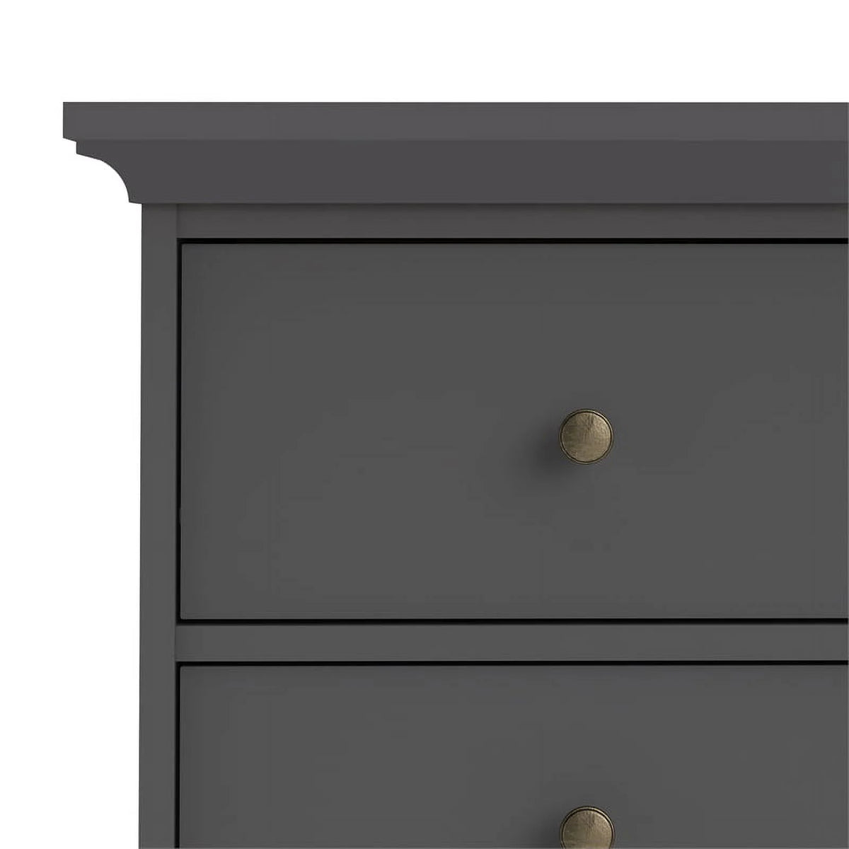 6 Drawer Engineered Wood Chest in Black S996344