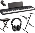 88-Key Digital Piano Bundle with Bench, Stand and Headphones W517550