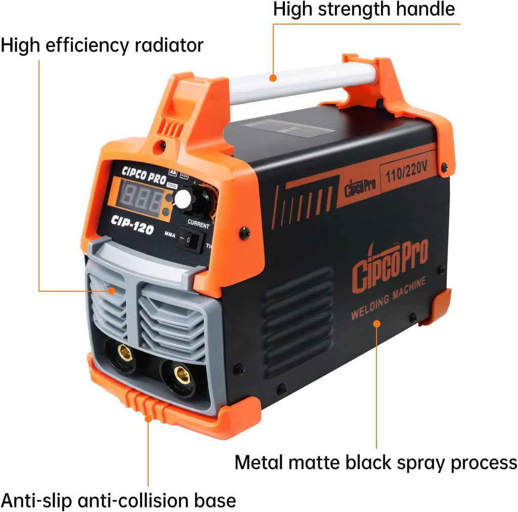 110/220V Dual Voltage IGBT Stick Welder with Lift TIG K86571