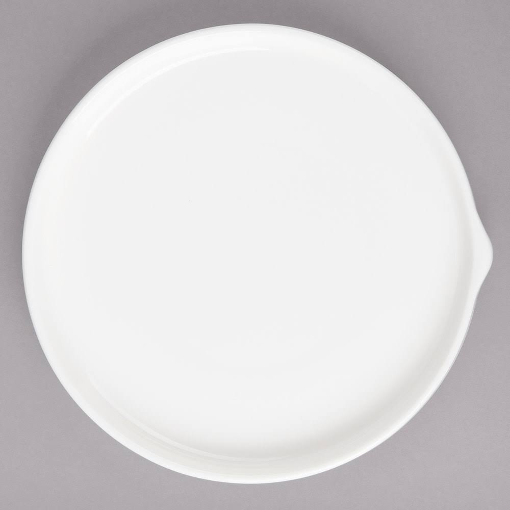 7.5x22 White Porcelain Round Salad Plate (24/case) J2212
