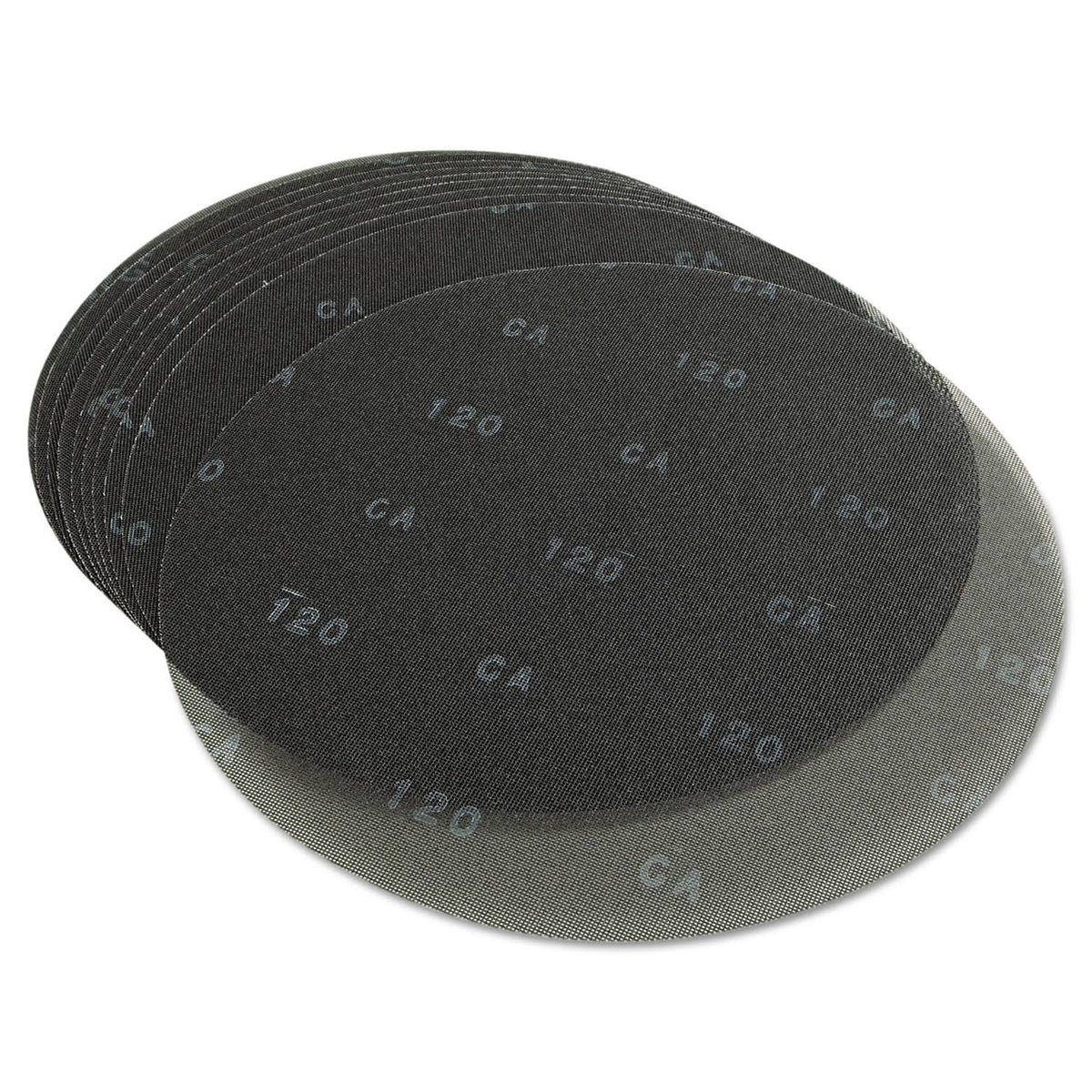 Sanding Screens 20x22 Diameter 120 Grit Black 10/Carton B90260