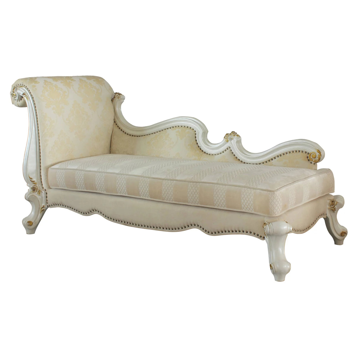 One Arm Chaise in Antique Pearl K421