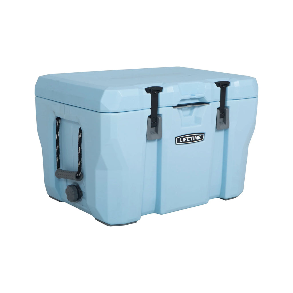 55 Quart Polyethylene Cooler, Light Gray A9794