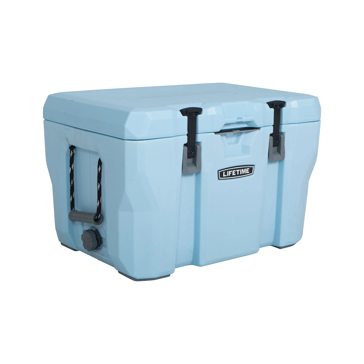 55 Quart Polyethylene Cooler, Light Gray A9794
