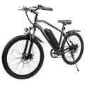 26" Electric Bike with Rechargeable Battery, Black W35959
