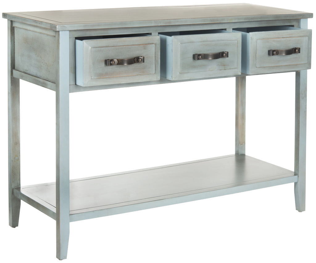 Rustic Console Table with 3 Drawers C3794