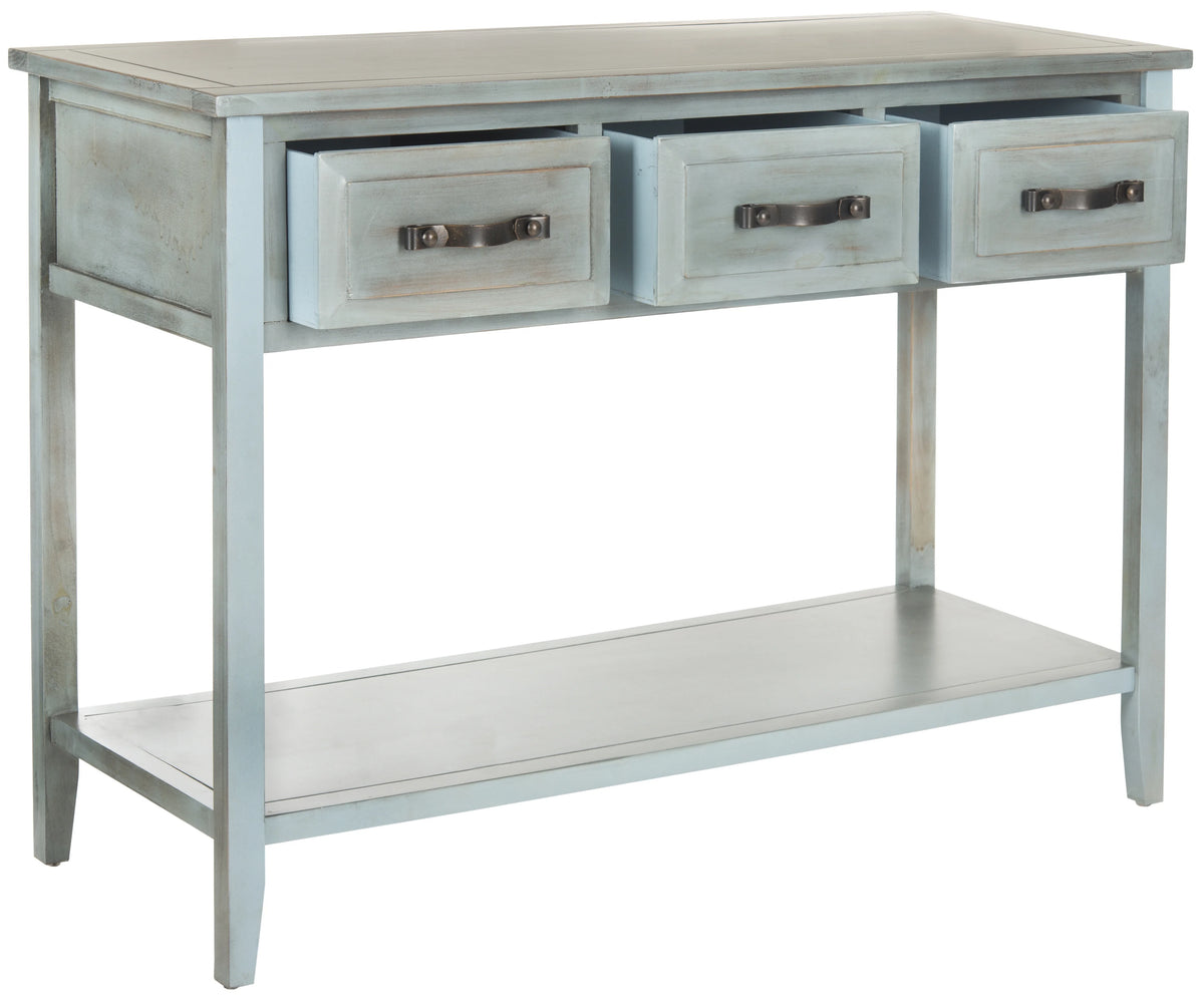 Rustic Console Table with 3 Drawers C3794