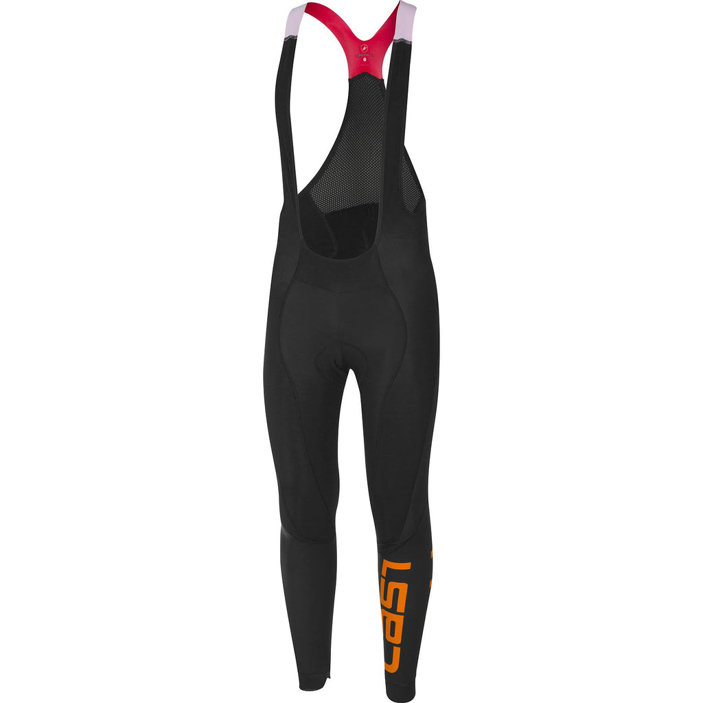 Large Black/Orange Bibtight S1551