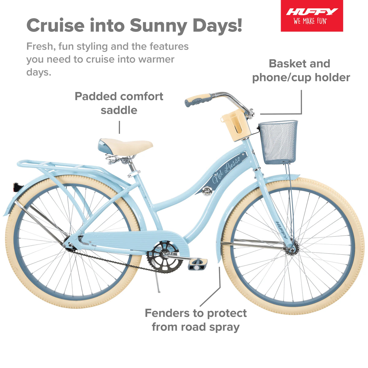 Light Blue 26 Inch Cruiser Bike R46593