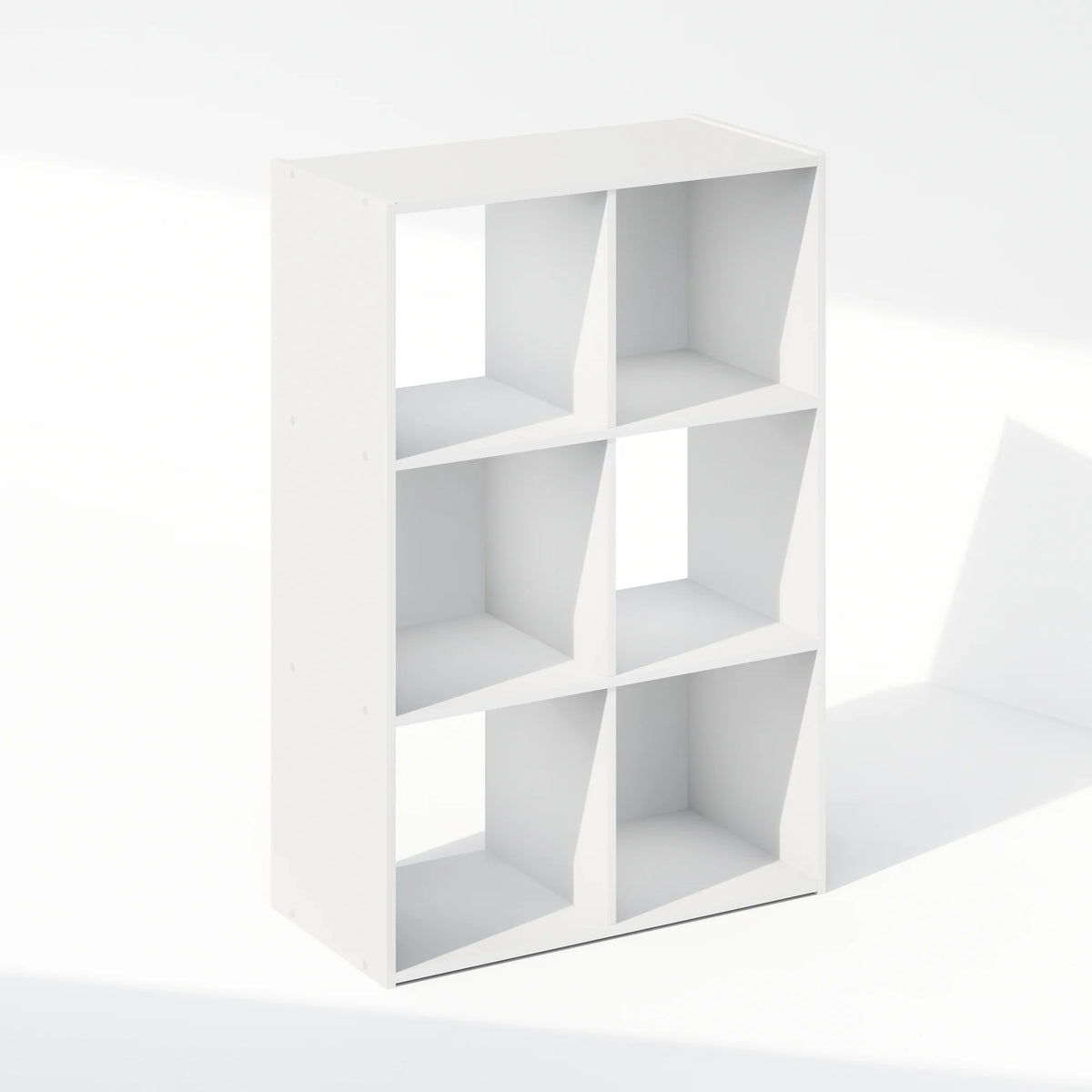 White 6-Cube Storage Cabinet J93265