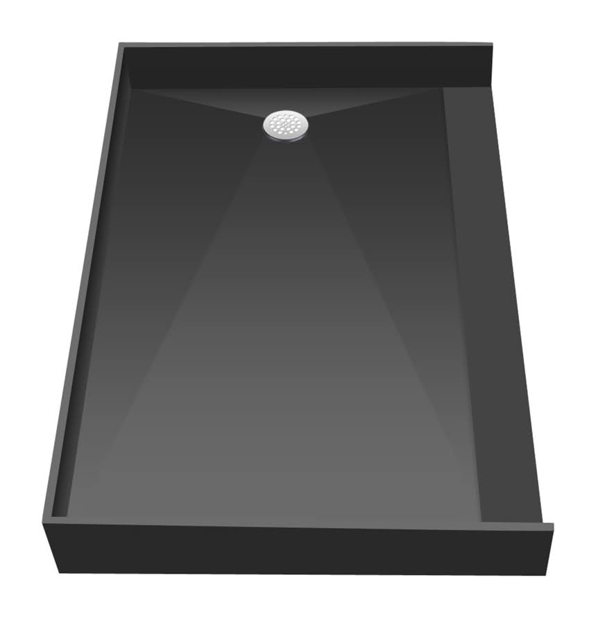 37x22 x 63x22 Shower Base with Drain Plate N556