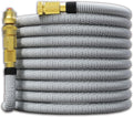 75FT Expandable Garden Hose with Brass Fittings and Jet Nozzle T302916